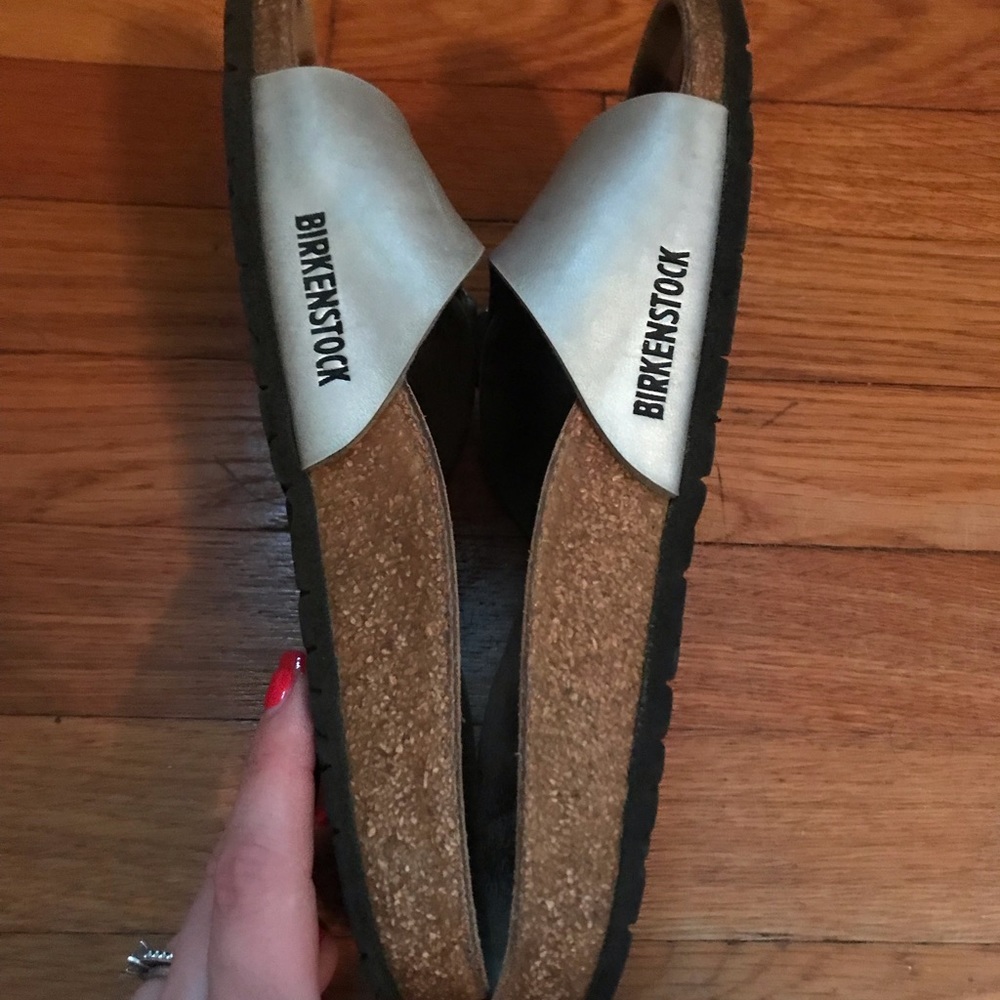 Birkenstock Madrid Sandals in Silver - Picture 5 of 6
